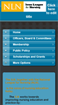 Mobile Screenshot of iowaleaguefornursing.org